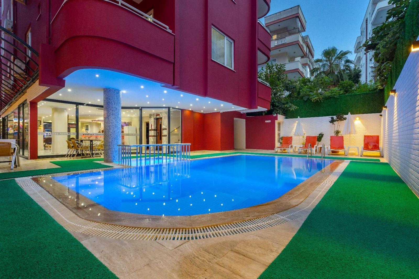 Twin Apart Hotel Alanya Esterno foto