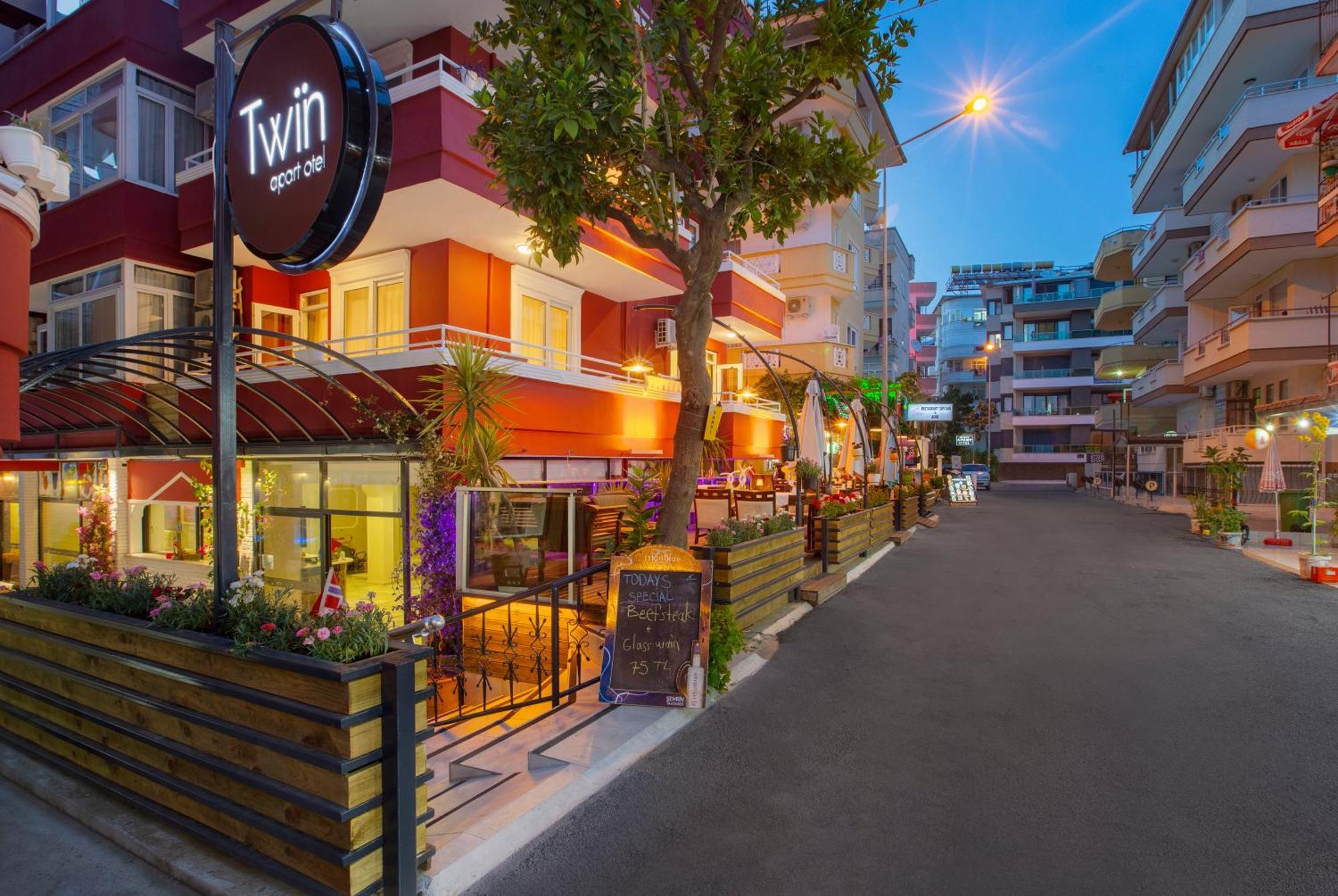 Twin Apart Hotel Alanya Esterno foto